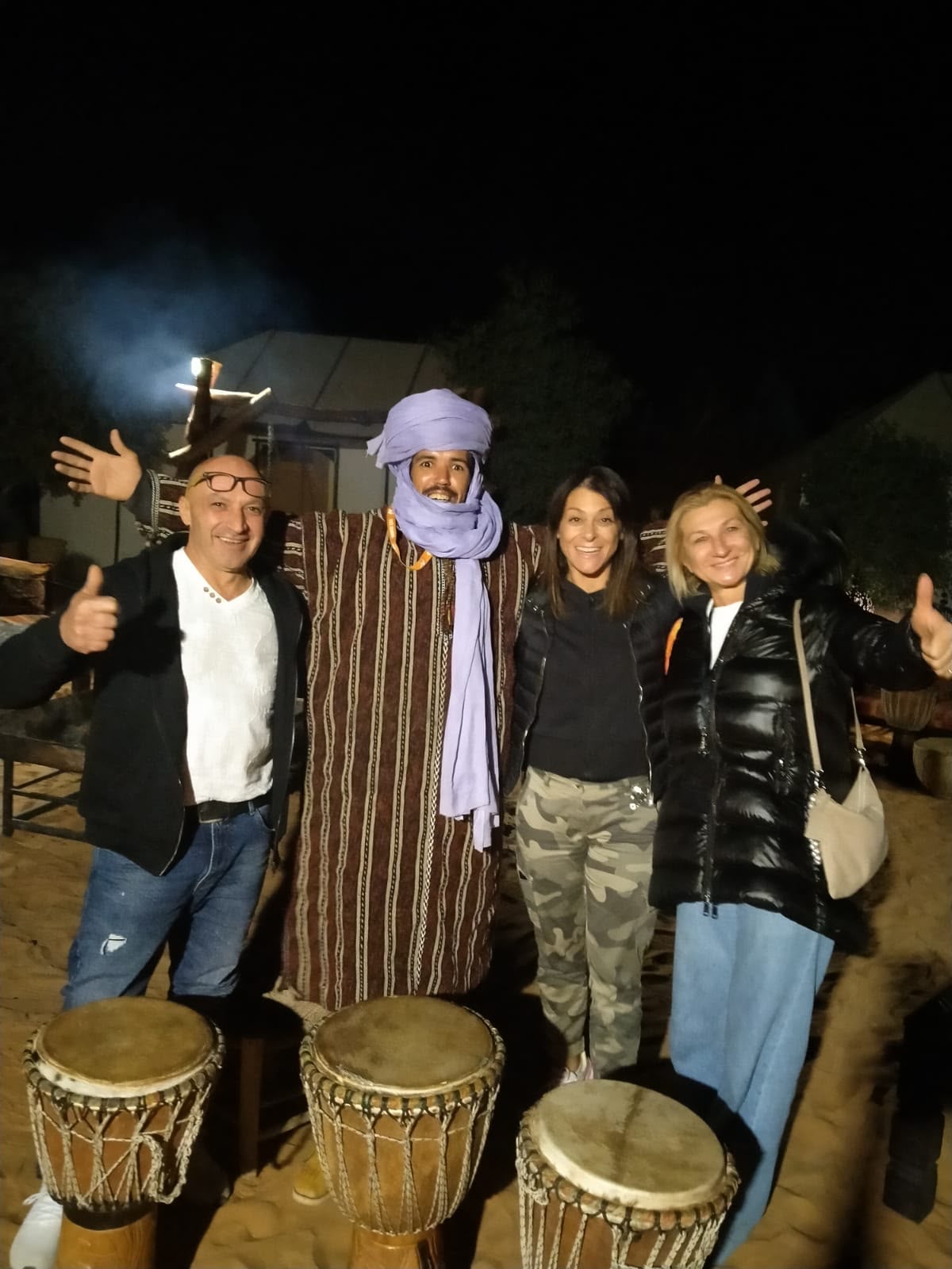 Serata con i tamburi berberi