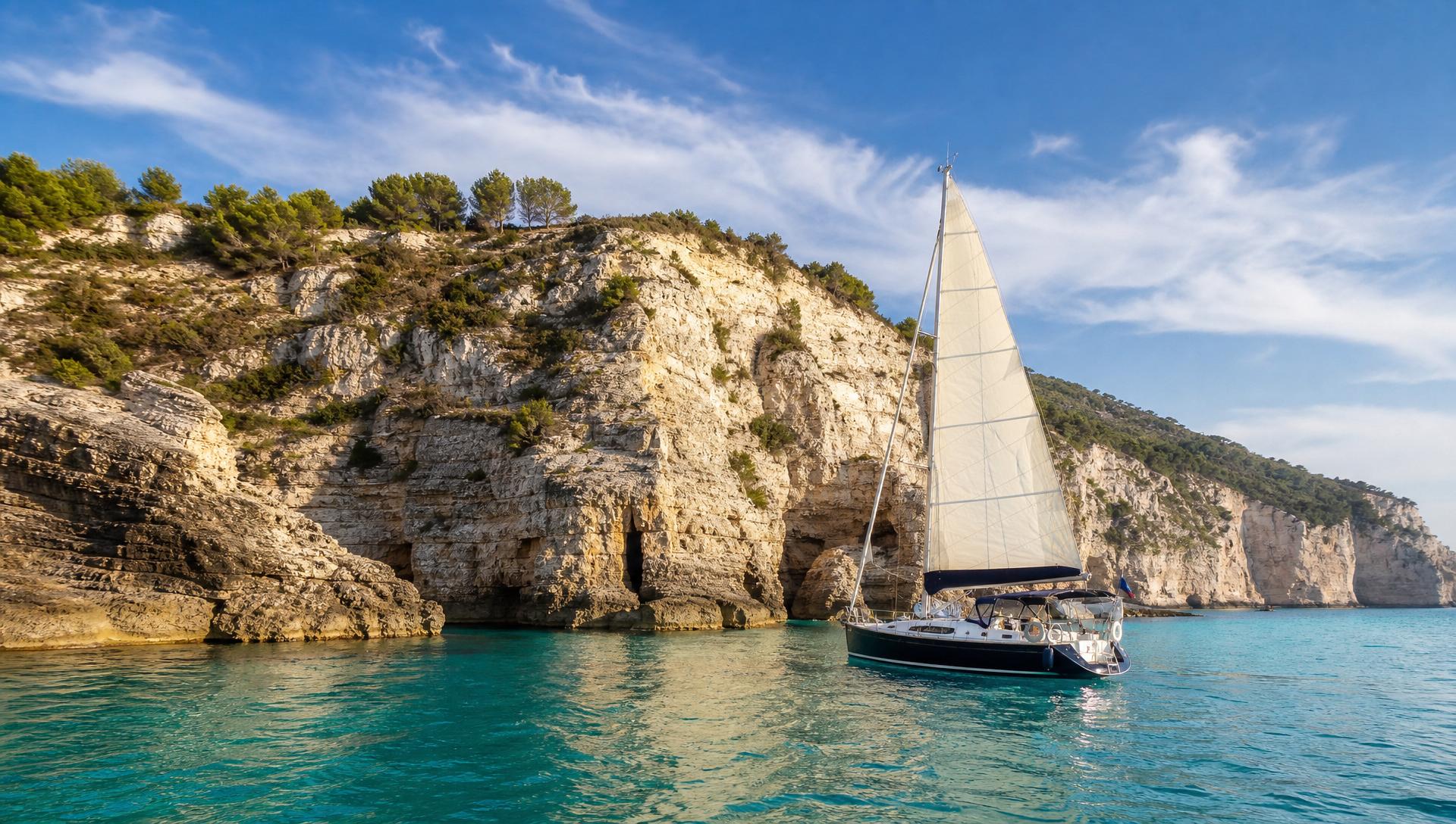 Isole Tremiti e Costiera Garganica in barca a vela